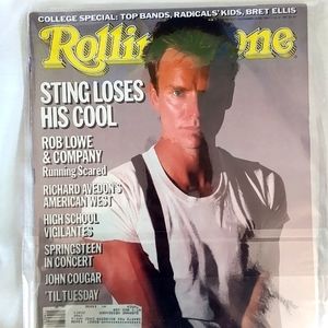 Vintage ROLLING STONE MAGAZINE SEPTEMBER 26 1985 ISSUE NO. 457 STING